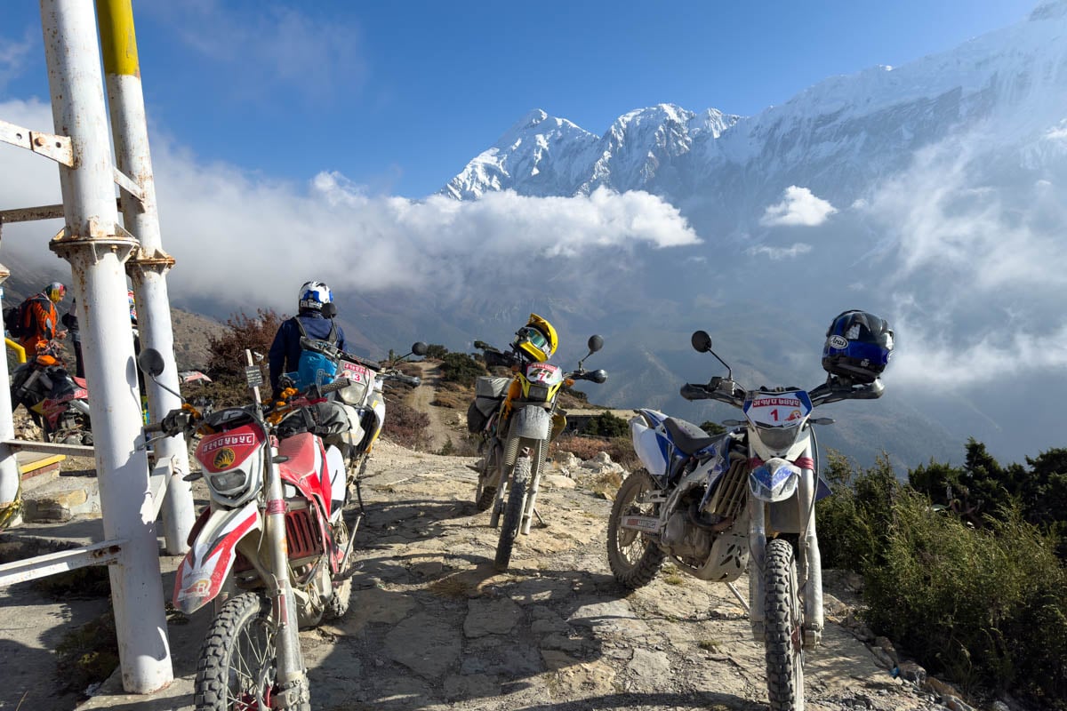 himalayan viewpoint-with-motorcycles-nepal